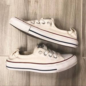 White Classic Slip On Converse